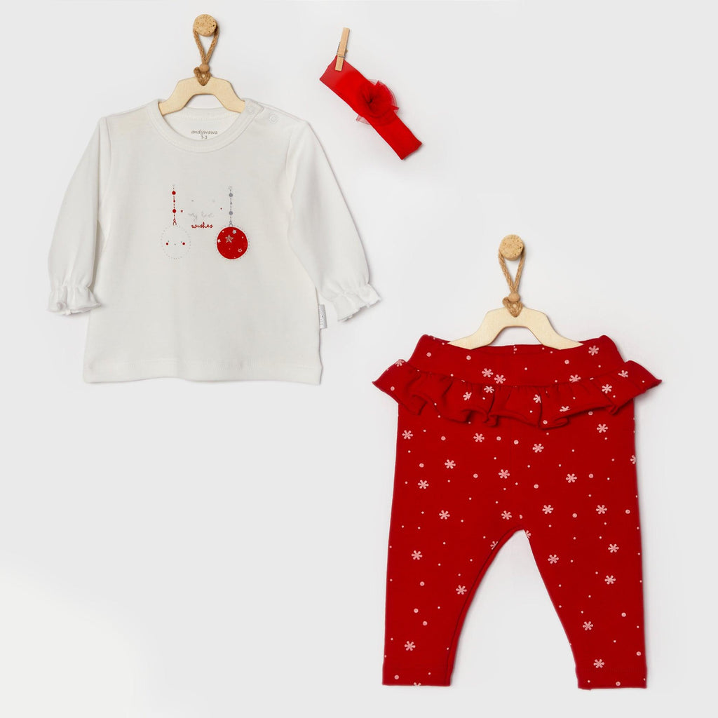 Christmas Baby Girl Outfit , Legging and Shirt Outfit