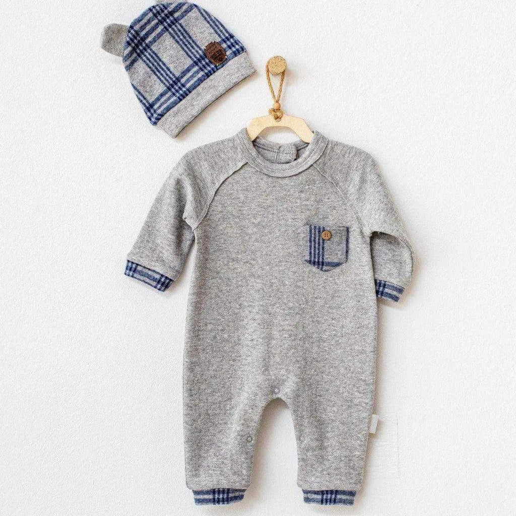 Baby Boy Rompers Suit with Hat