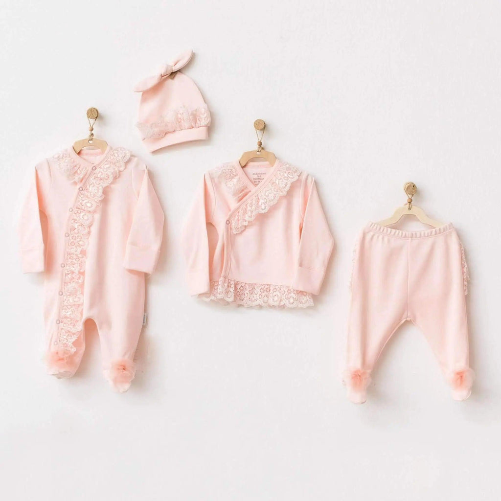 Baby Girl Coming Home Outfit - Pink
