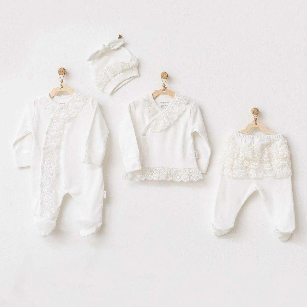 Baby Girl Coming Home Outfit , 4 Pieces Baby Girl Going Home Outfit