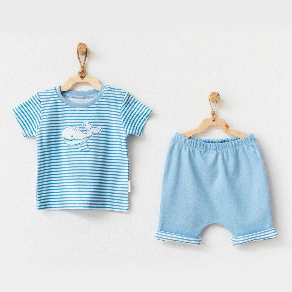 Cute Whale Short & T-Shirt , Baby Boy Summer Outfits