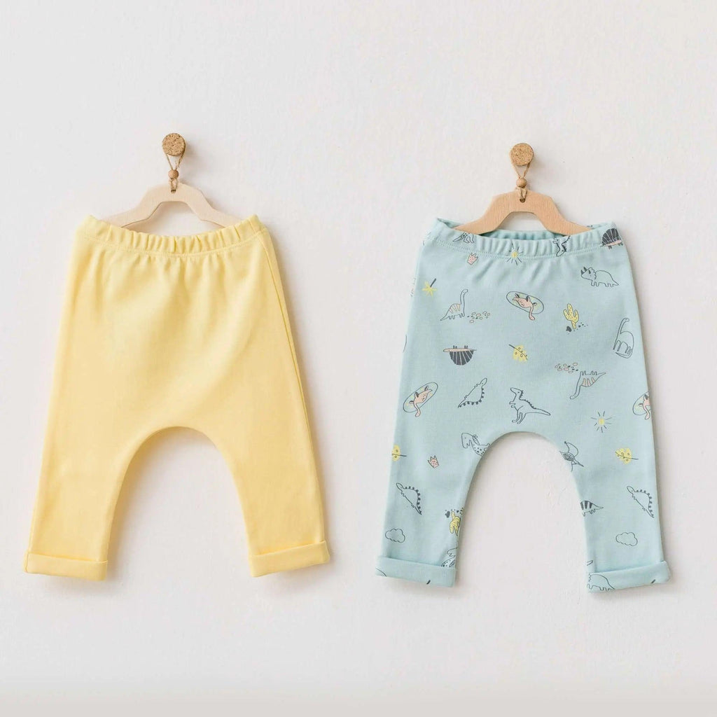 Dinosaur Team Baby Boy Leggings , Organic Baby Clothes