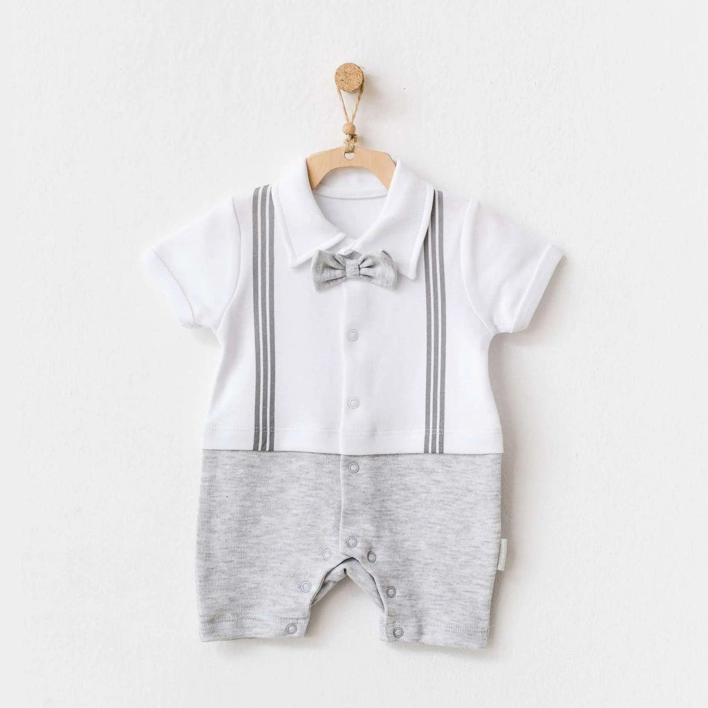 Gentelman Baby Boys Romper , Organic Baby Clothes