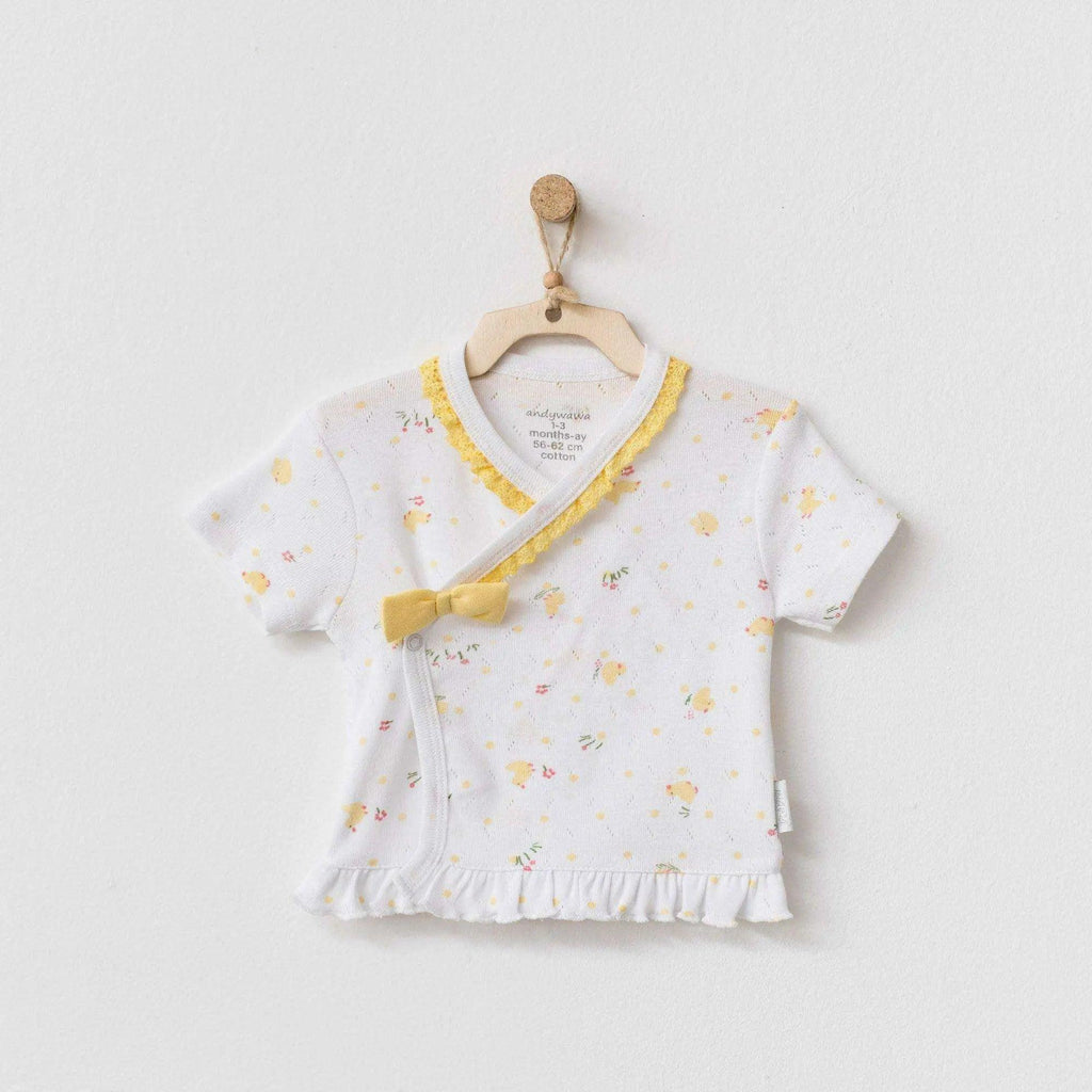 Happy Chicky Baby Girl Side Snap Shirt
