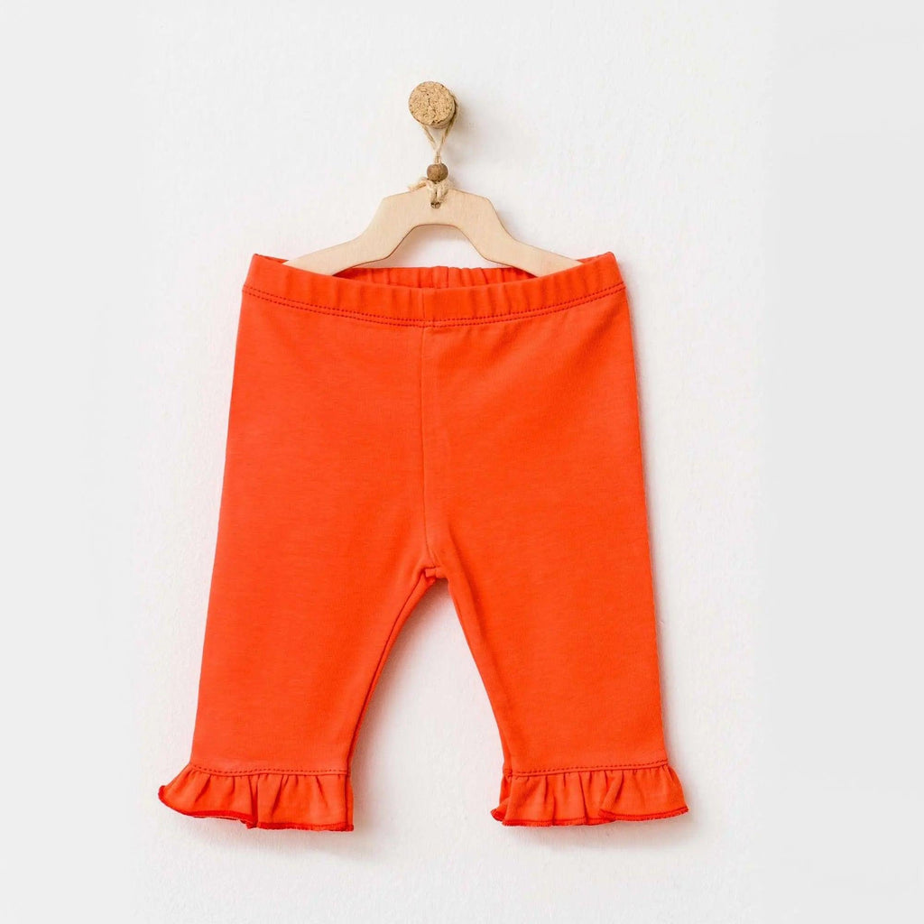 Hello Sunshine Orange Baby Girl Trouser, Baby Girl Outfit