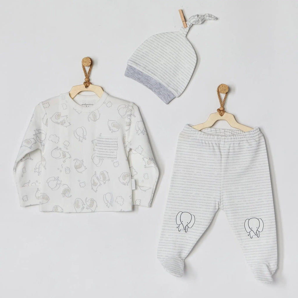 I Love Mum Legging & T-Shirt with Hat , Baby Boy Outfit Set