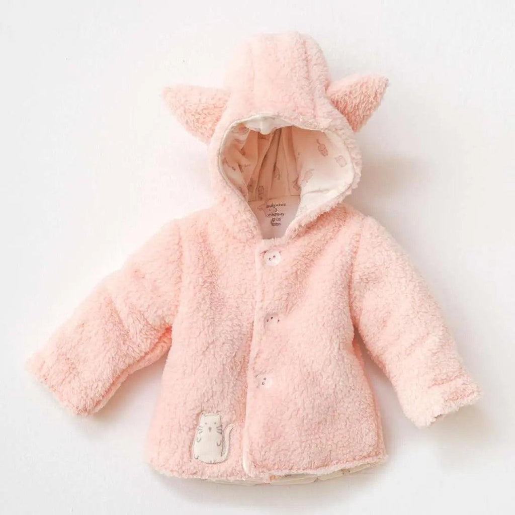 Meow Baby Girl Coat , Baby Girl Clothes