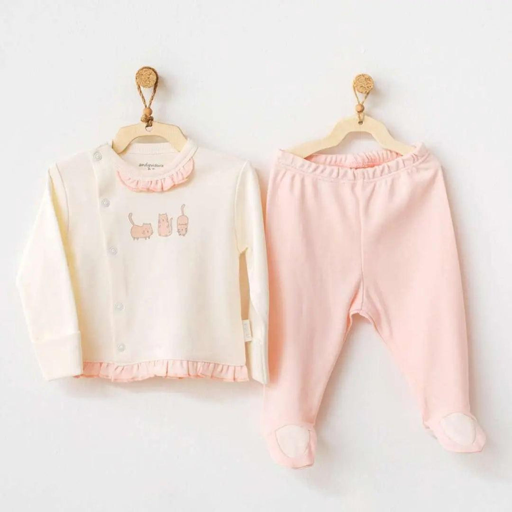 Meow Baby Girl Legging and Shirt , Baby Girl Clothes