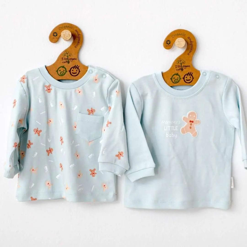 Natura Wawa Baby Boy T-Shirt 2 Pieces Set Long Sleeve