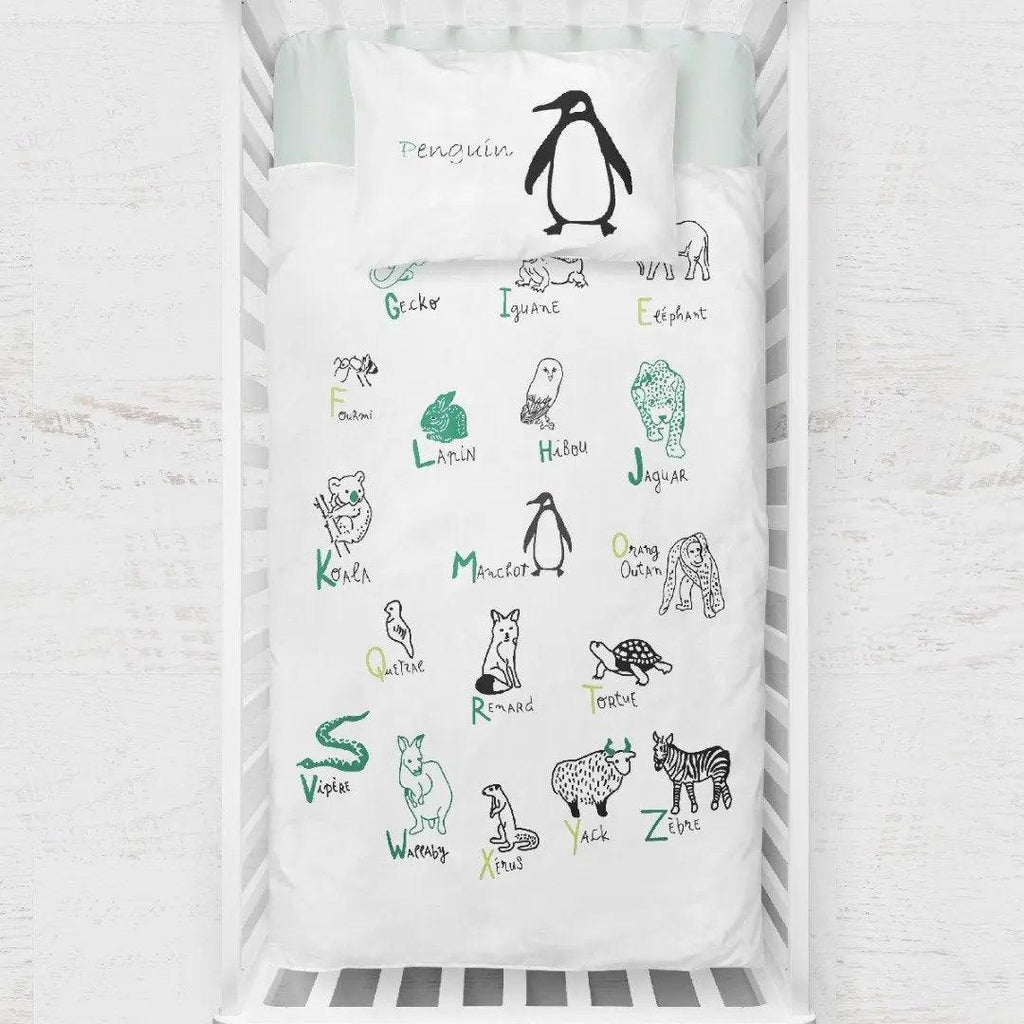 Pingu Organic Baby Duvet Cover Set for Crib