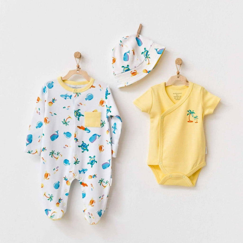 Play Time Baby Boy Coming Home Outfit , 3 Pieces Set