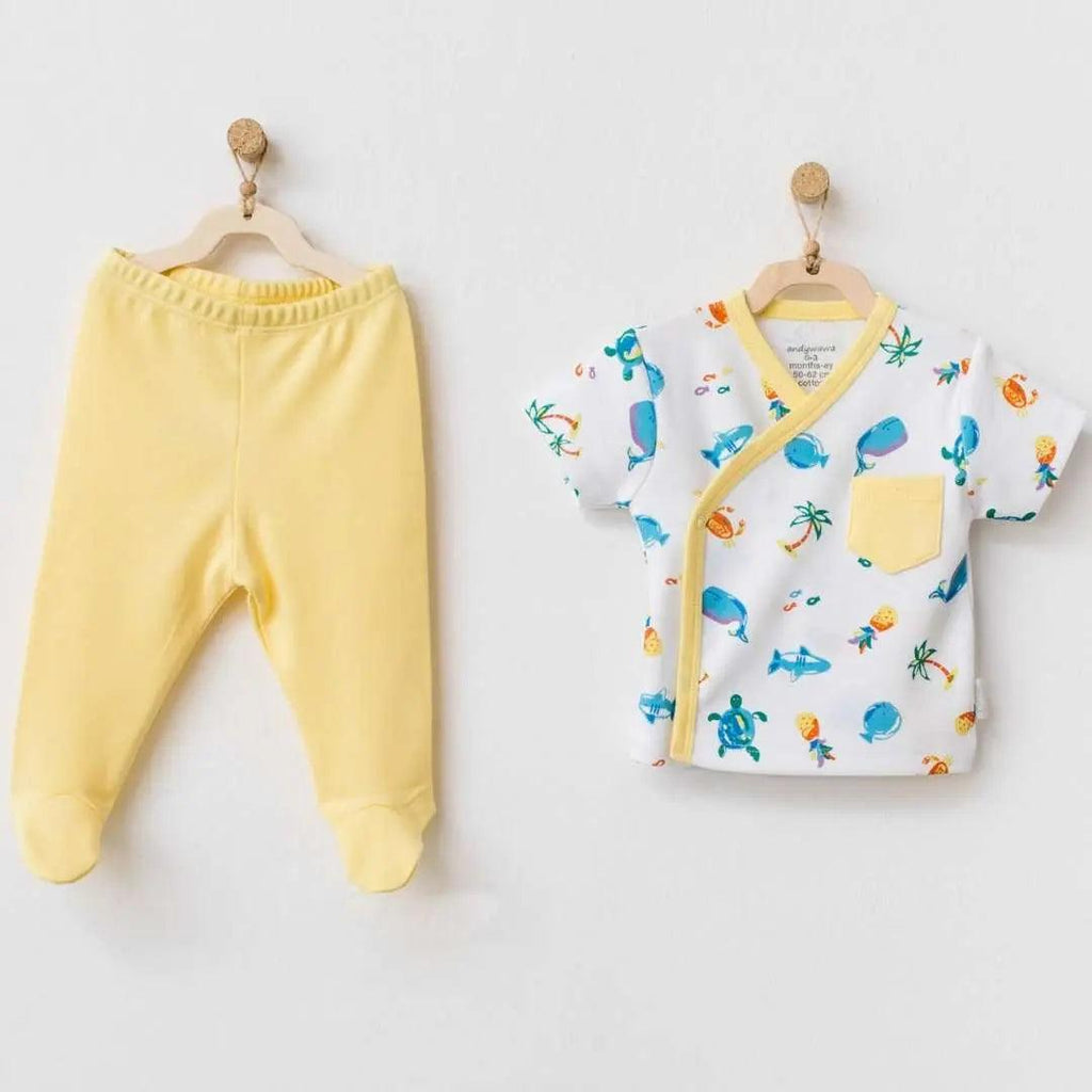 Play Time Baby Boy Summer Outfits , 2 Pieces Legging & Bodysuit