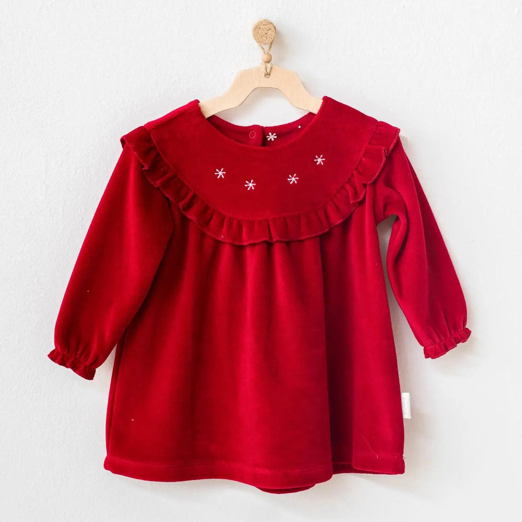 Red Velvet Baby Dress