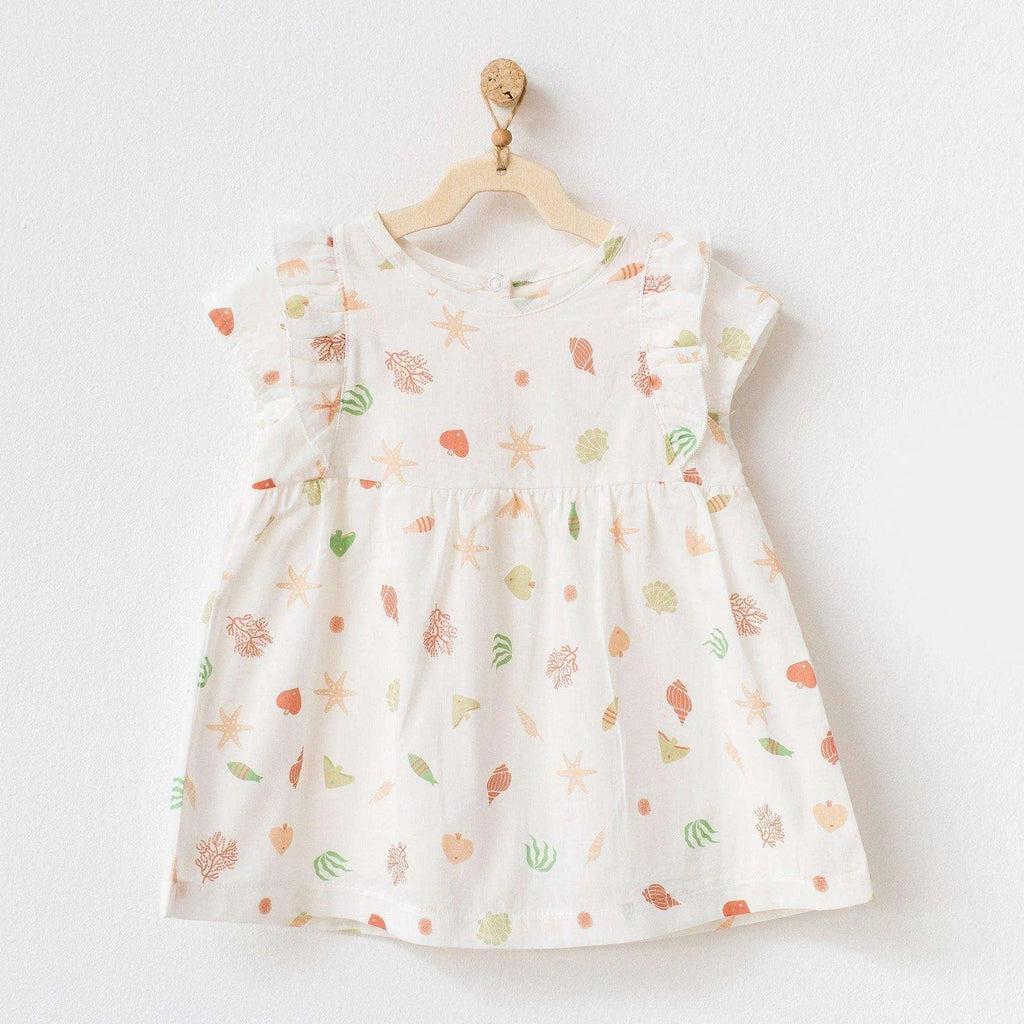 Starfish and Friends Baby Girl Dress , Baby Girl Outfit