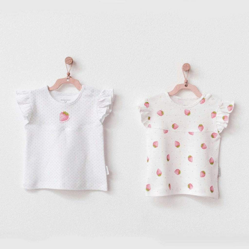 Strawberry Picnic Girl Shirts , Baby Girl Tops