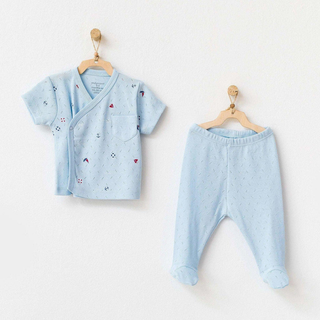 The Seaside Life Newborn Baby Boy Outfit , Baby Boy Clothes