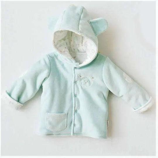 Wawa Bear Velvet Unisex Baby Coat