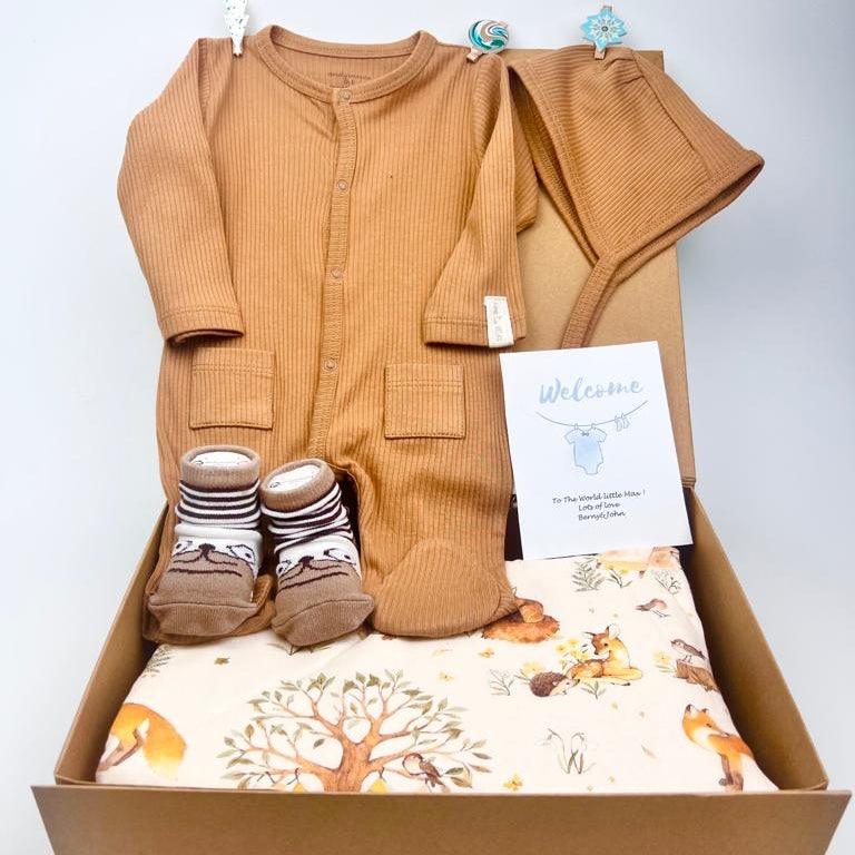 Personalised Brown Baby Boy Gifts - ANDYWAWA